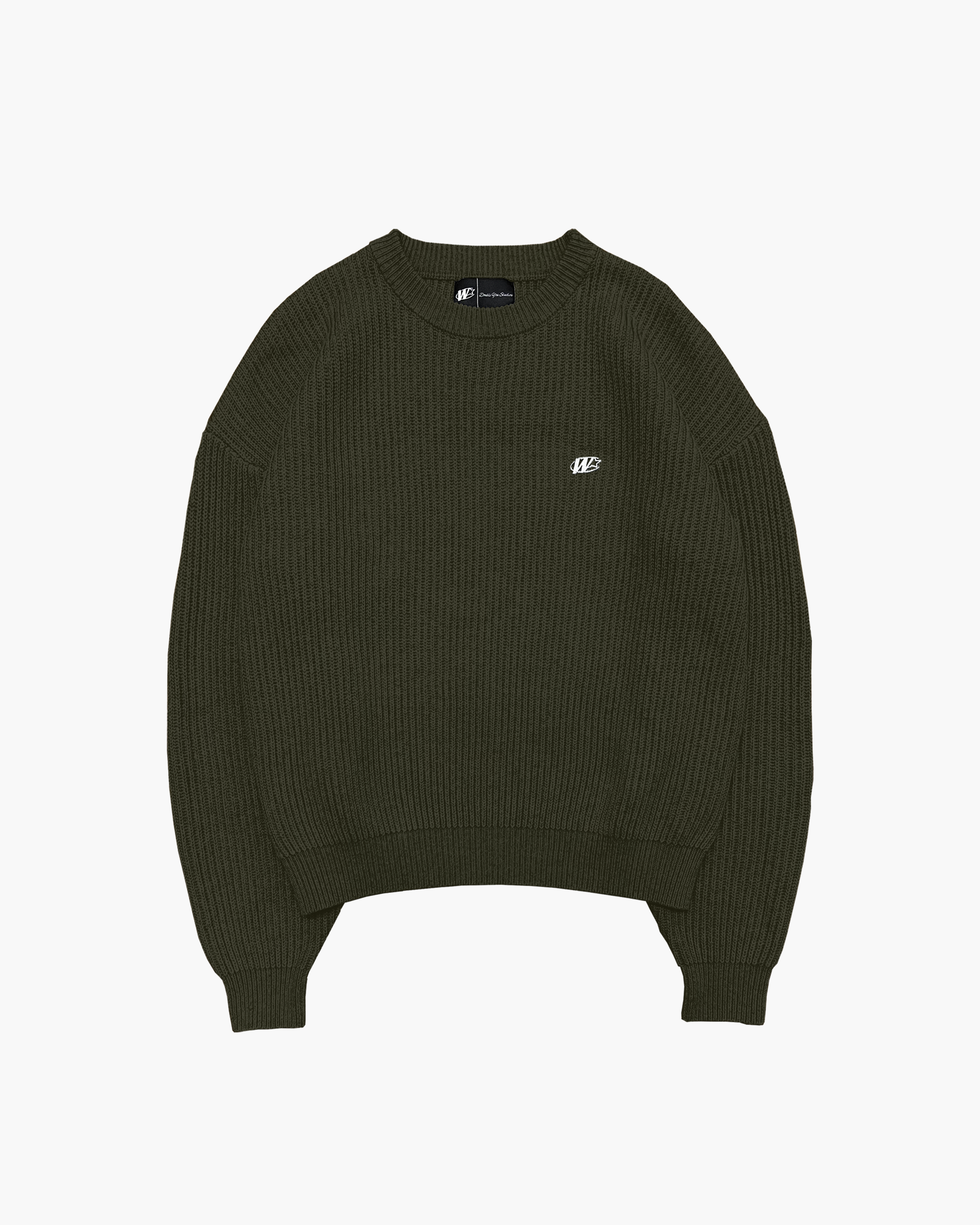 RIBBED KNIT (ARMY GREEN)