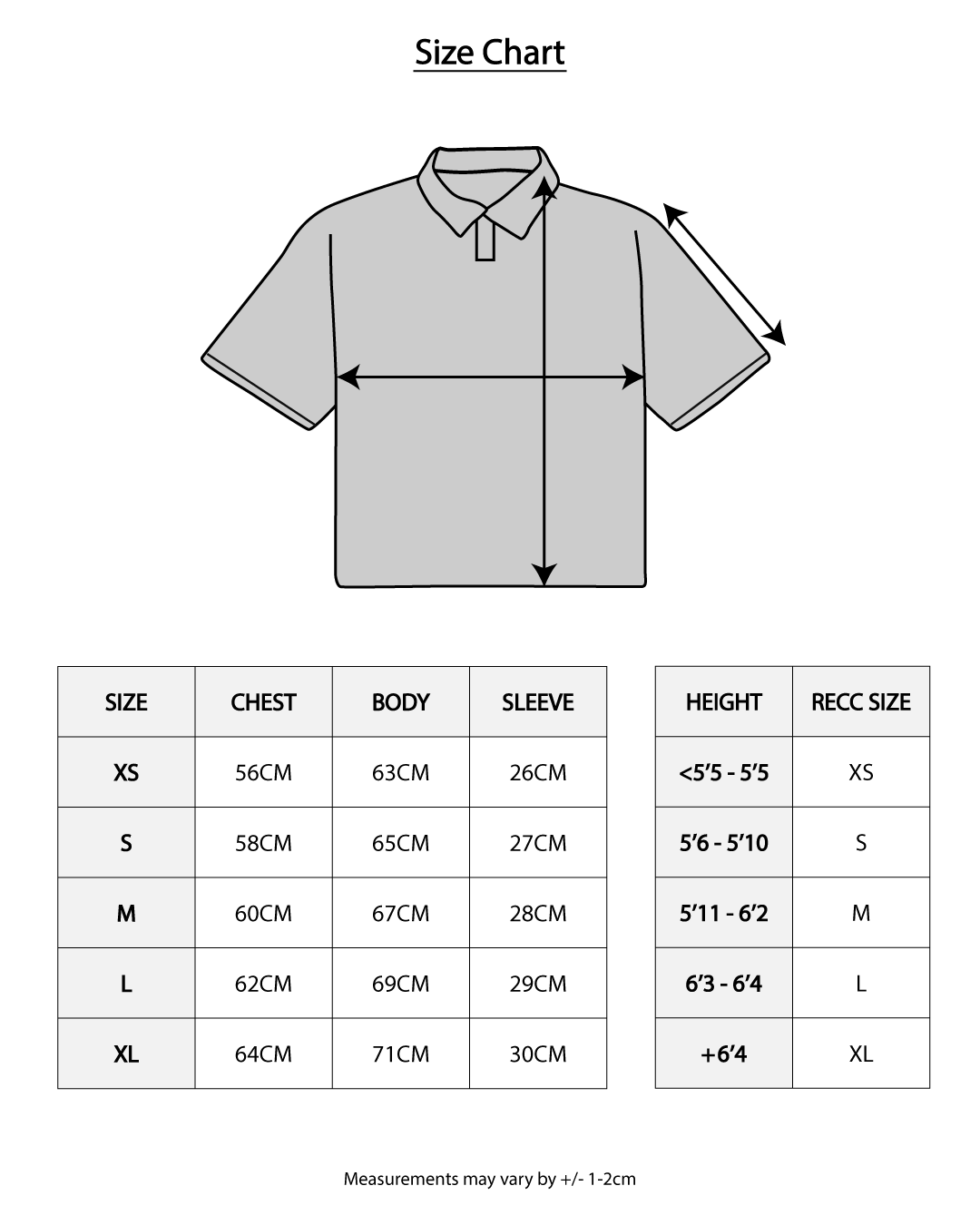 DYS STRIPE POLO (BLACK)