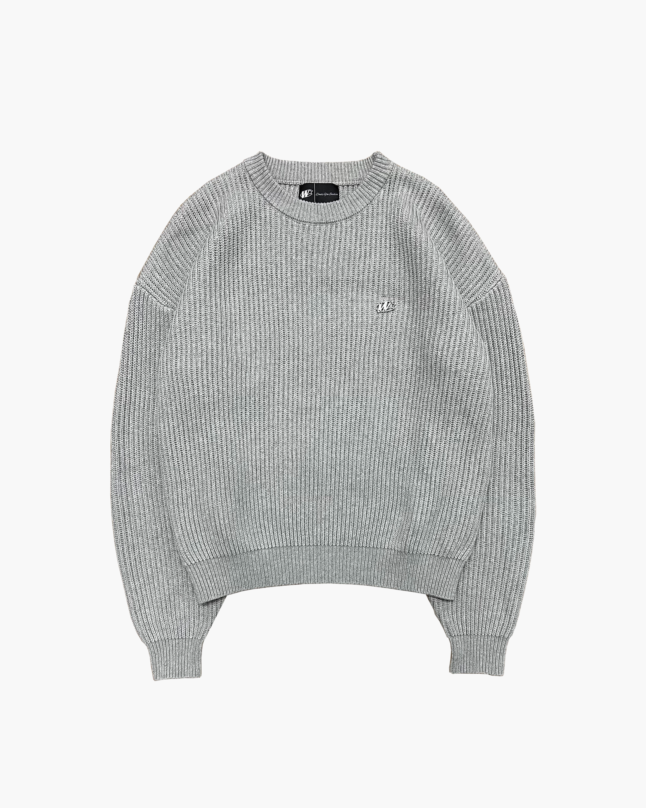 RIBBED KNIT (GREY)