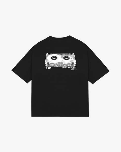 CASSETTE TEE (BLACK)