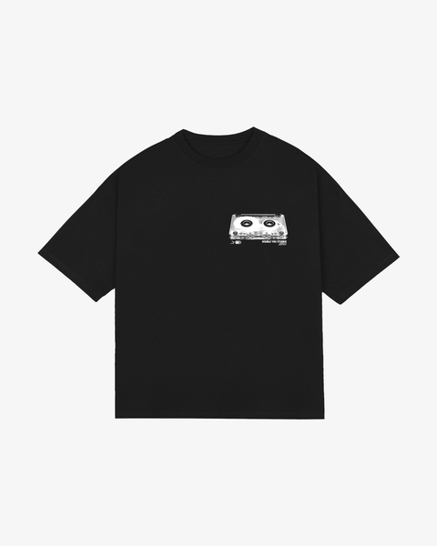 CASSETTE TEE (BLACK)