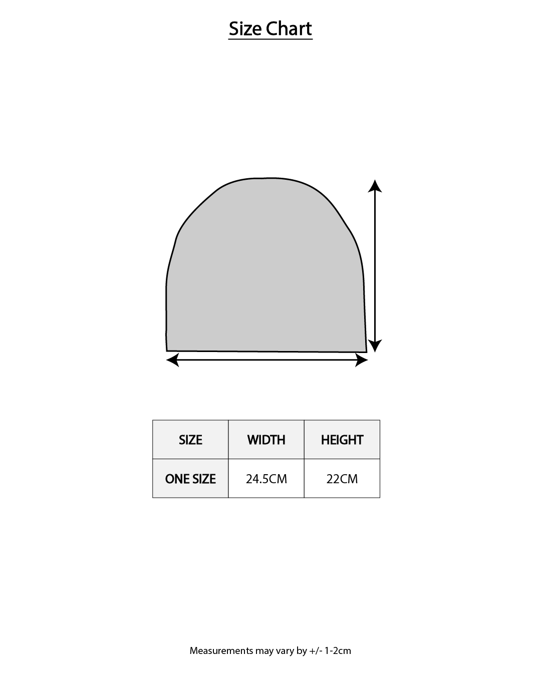 STRIPE BEANIE (NAVY)