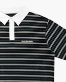DYS STRIPE POLO (BLACK)