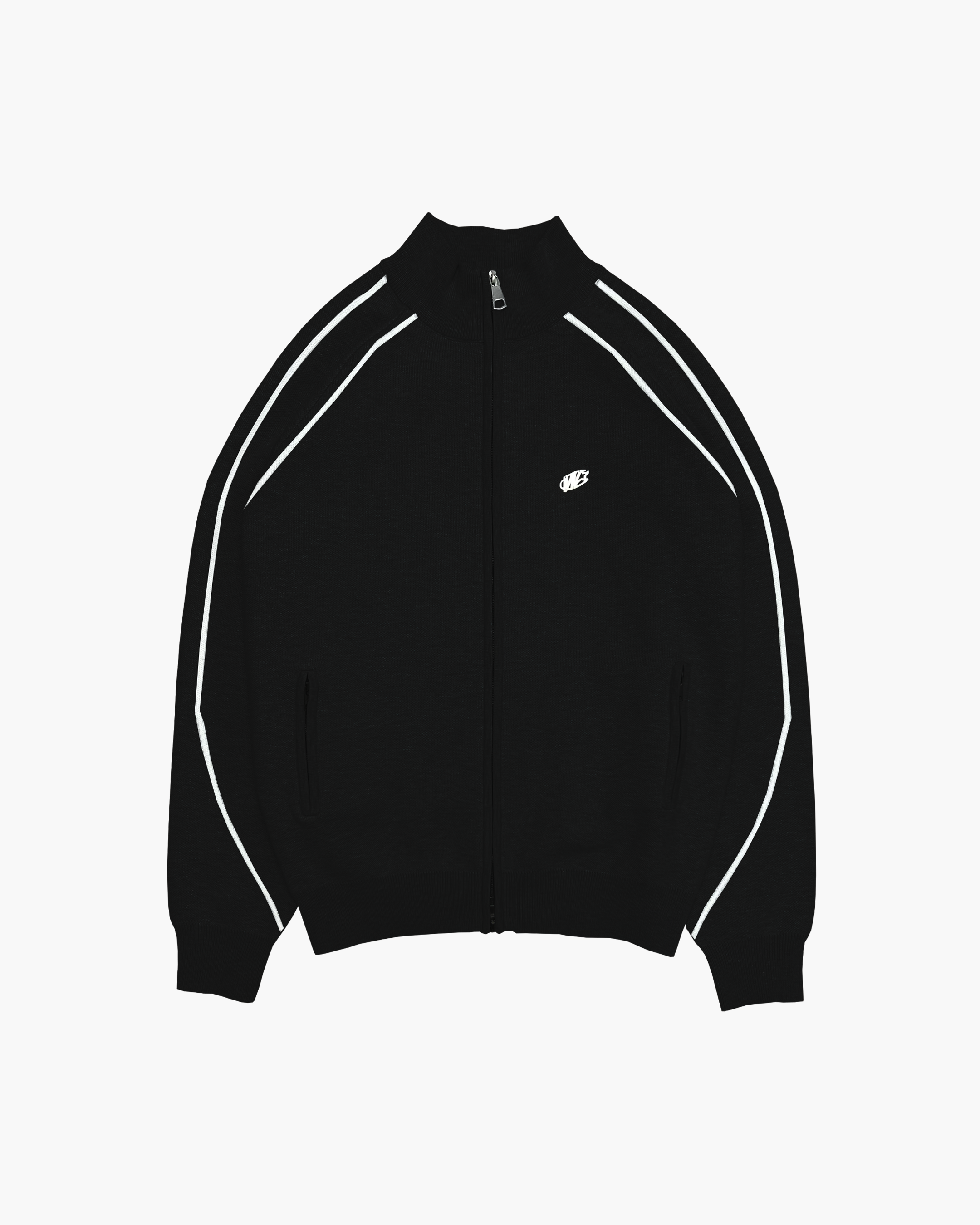 ZIP KNIT (BLACK)