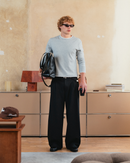 Pleated Trouser (Black)