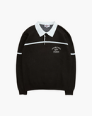 RUGBY POLO KNIT (CHOCOLATE)