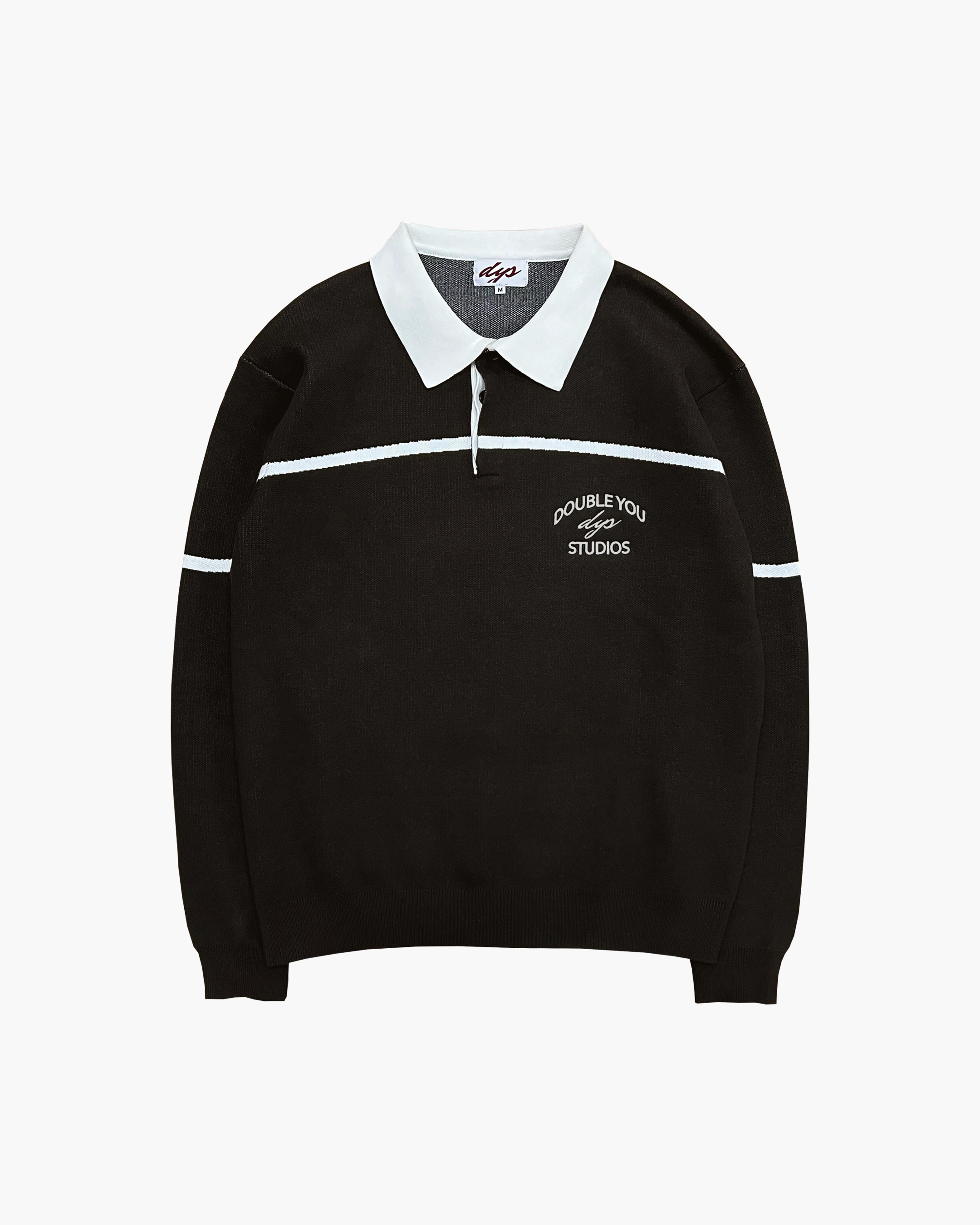 RUGBY POLO KNIT (CHOCOLATE)
