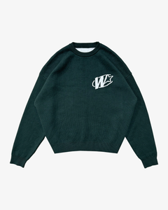 STAR LOGO KNIT (FOREST GREEN)