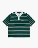 DYS STRIPE POLO (GREEN)