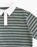 DYS STRIPE POLO (GREY MARL)