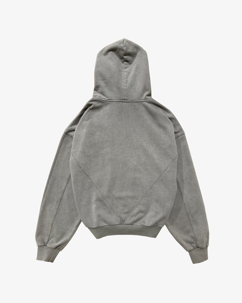 4 STACK ZIP (WASHED GREY)