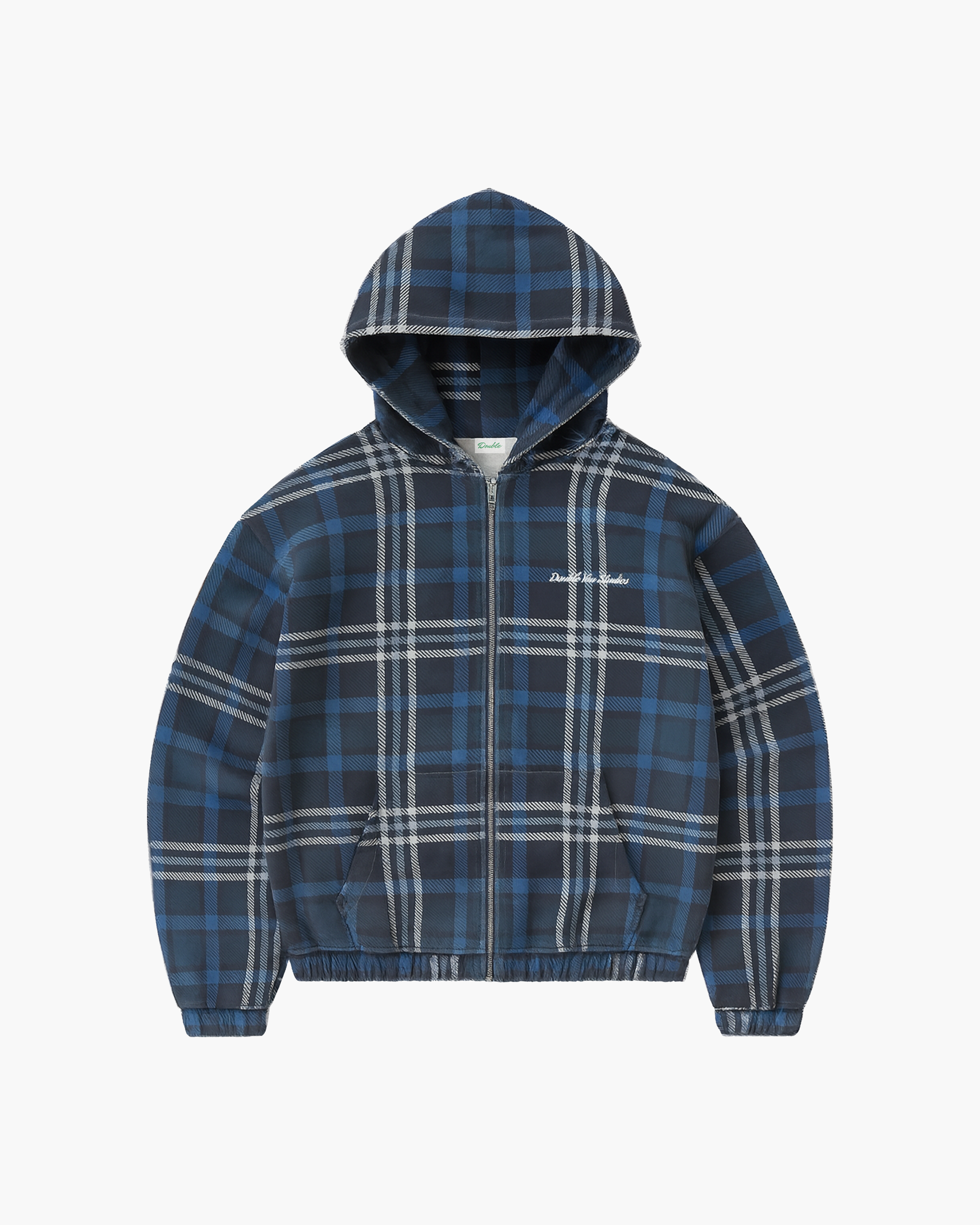 PLAID ZIP (BLUE)