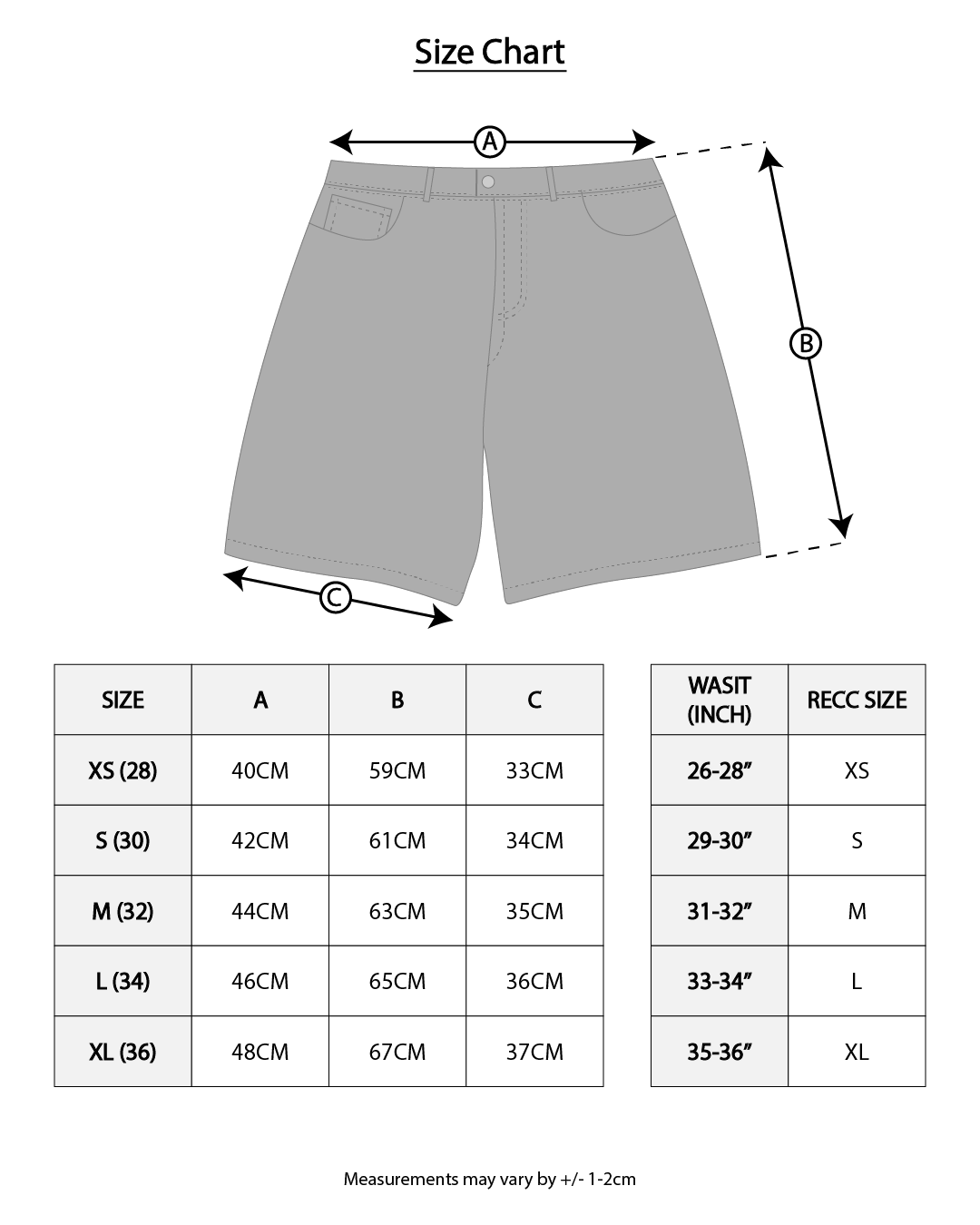 Pleated Shorts (Black)