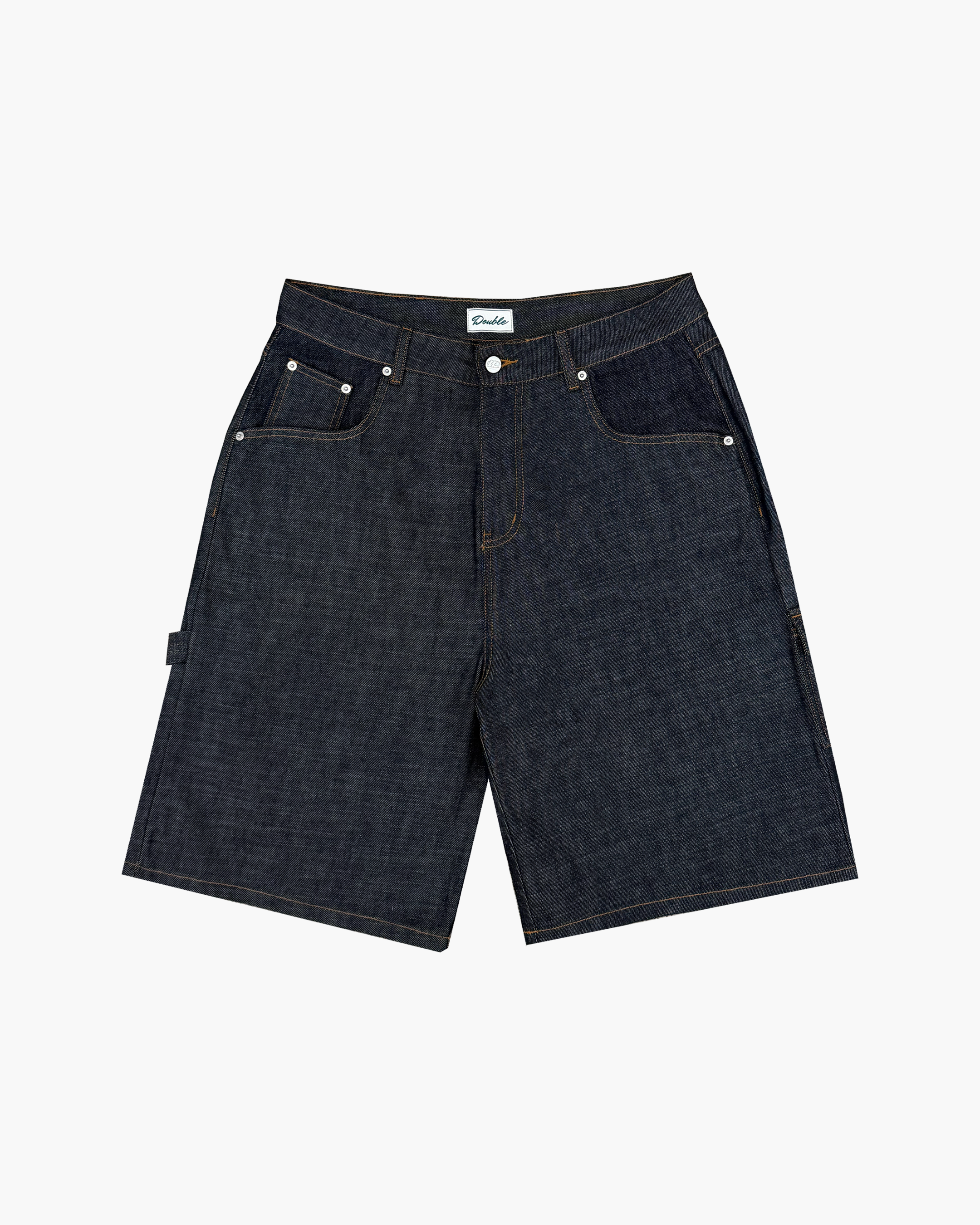 RAW DENIM SHORTS