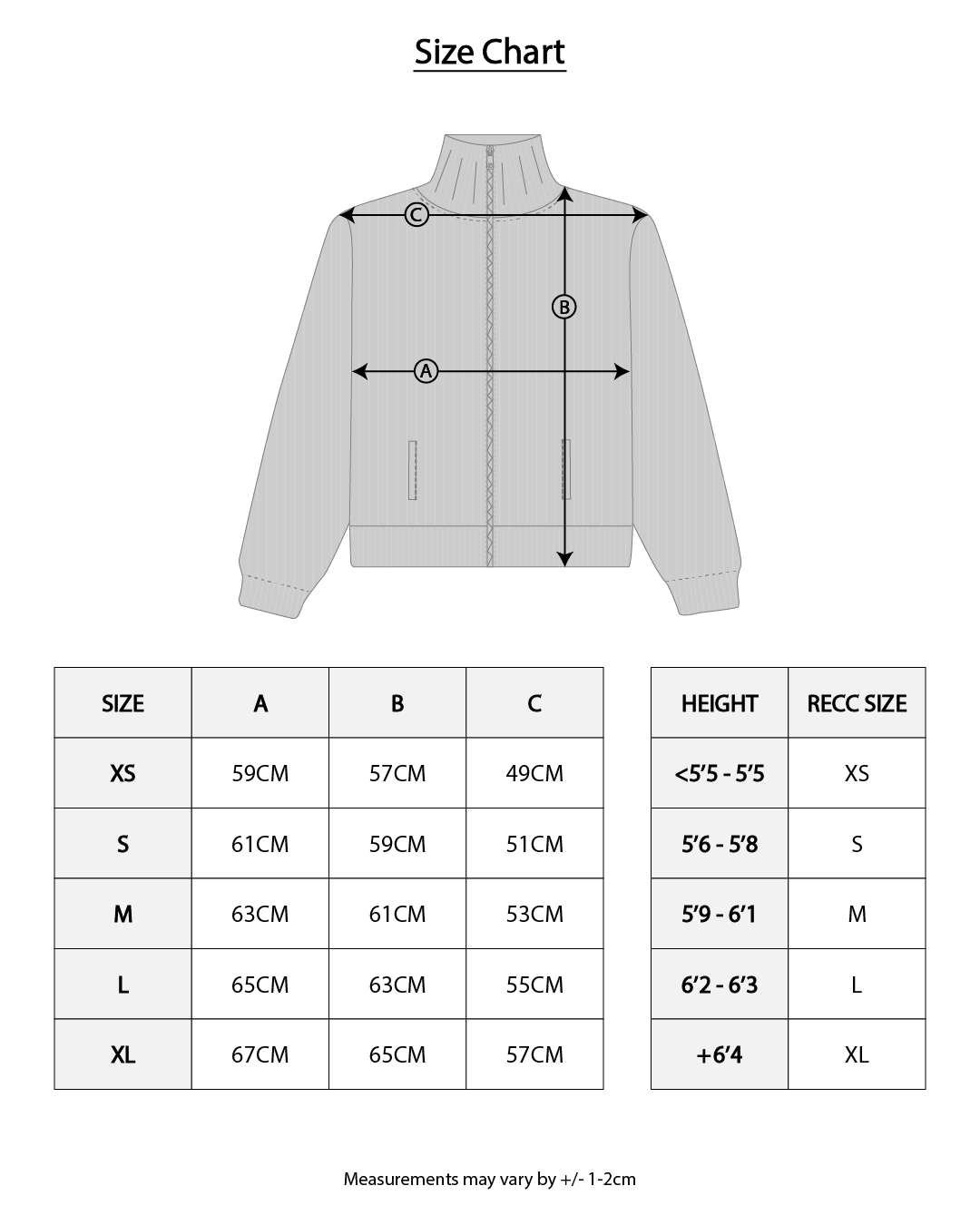 Ribbed Zip Knit (Grey Marl)