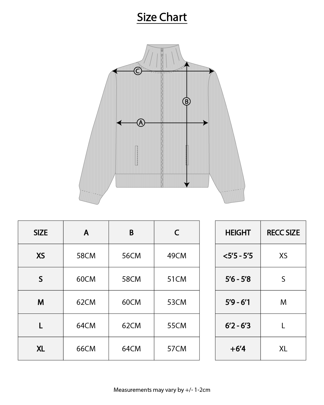 Ribbed Zip Knit (Navy)