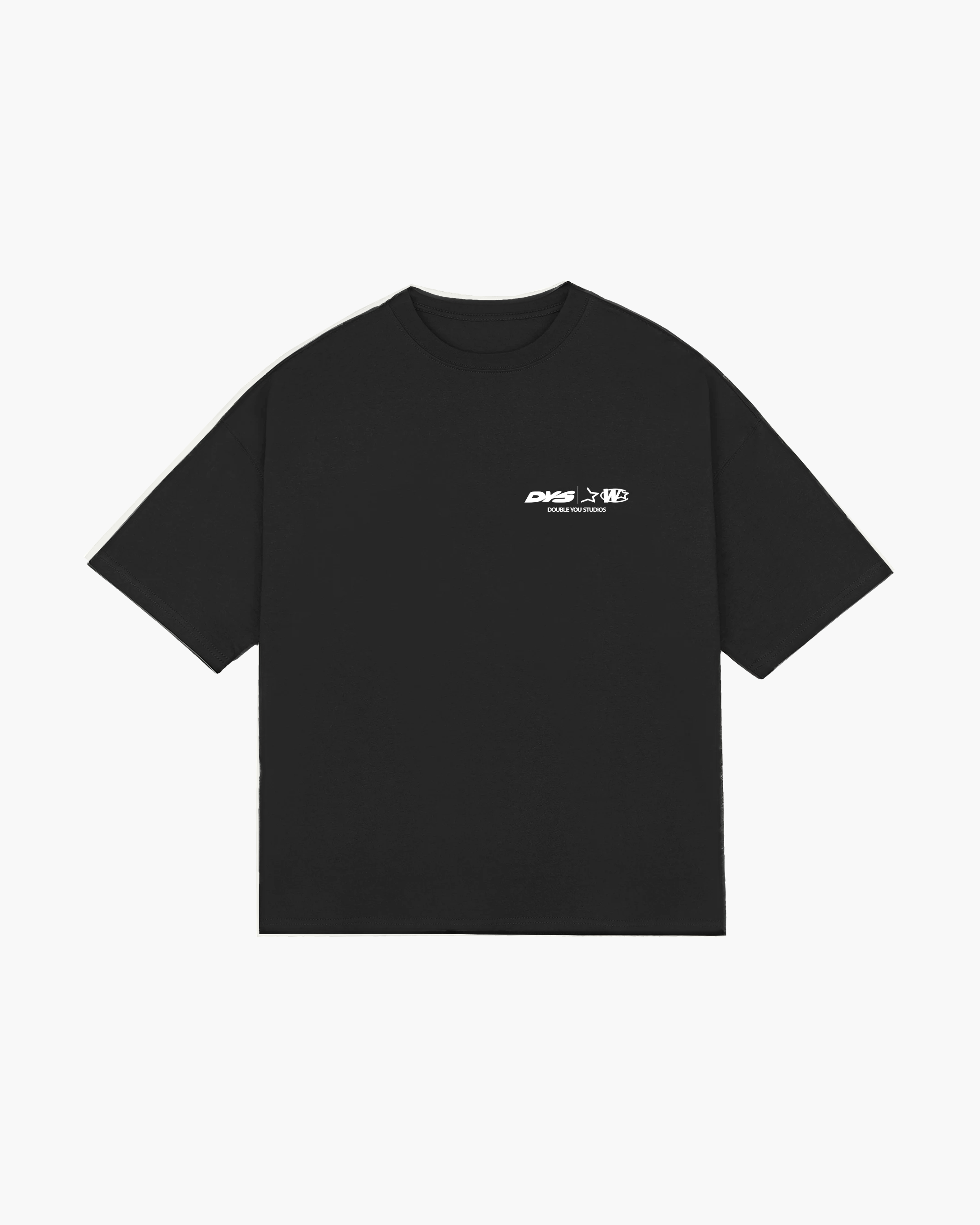 SPLIT TEE (WASHED BLACK)