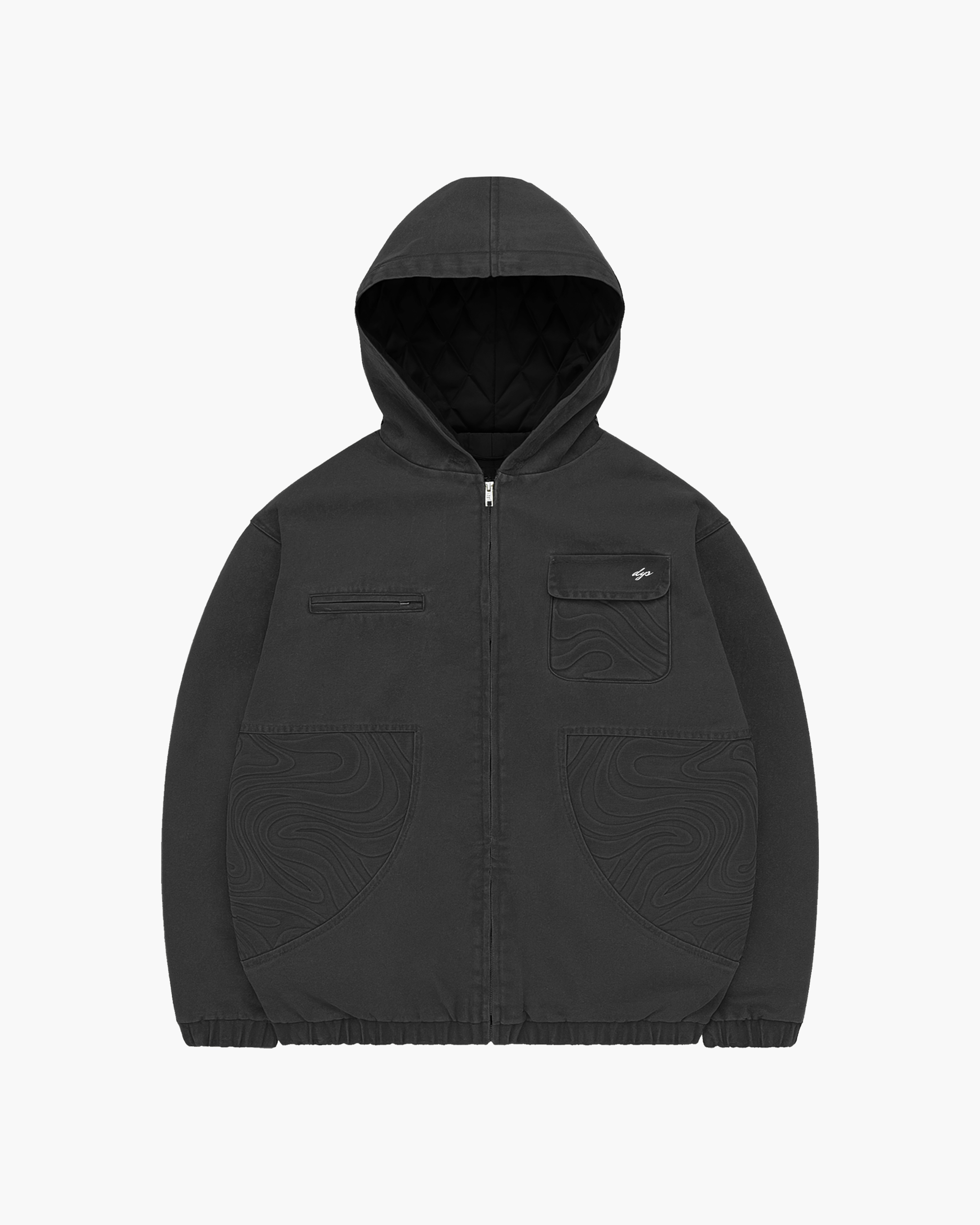 SPIRAL JACKET (WASHED BLACK)