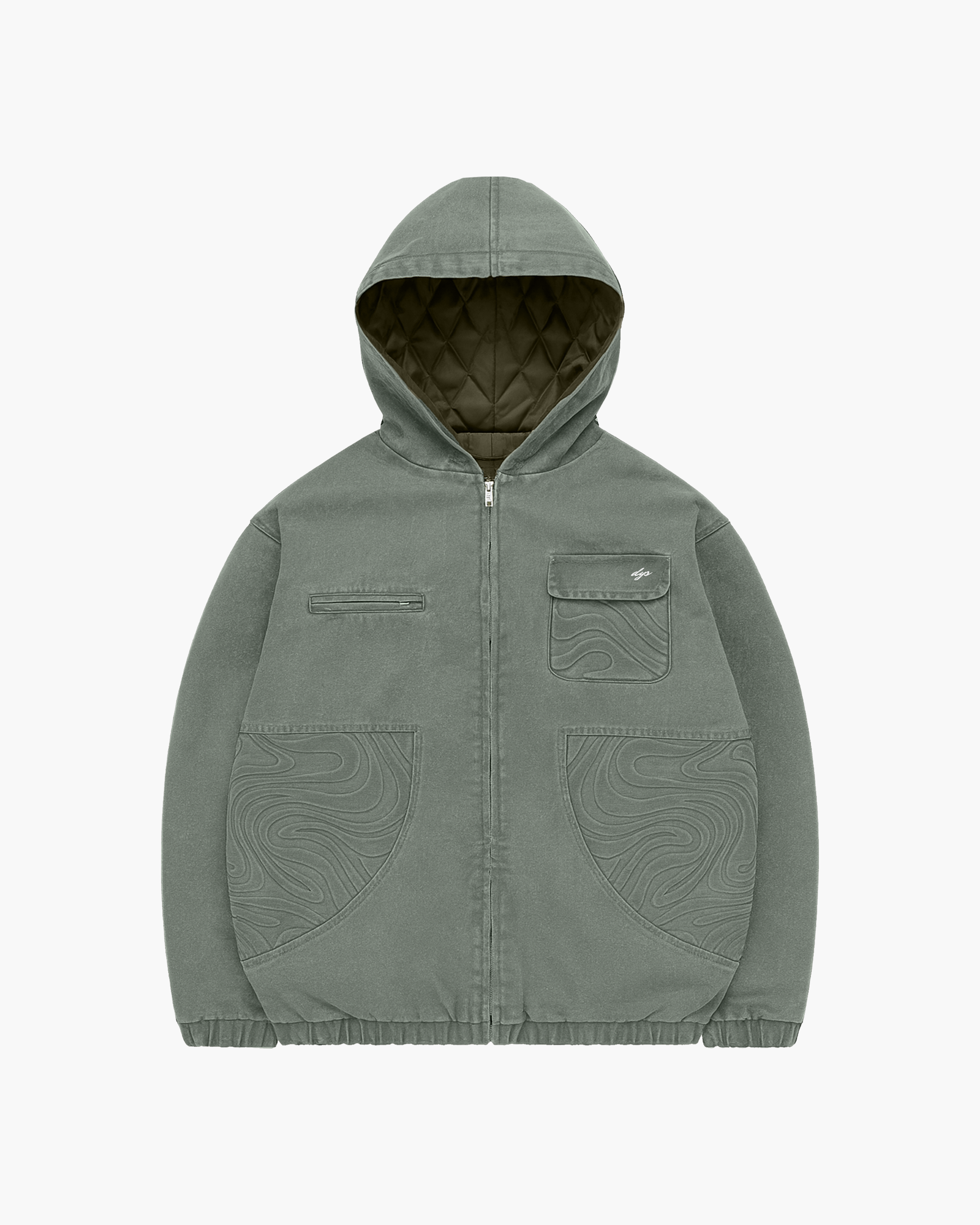 SPIRAL JACKET (WASHED KHAKI)