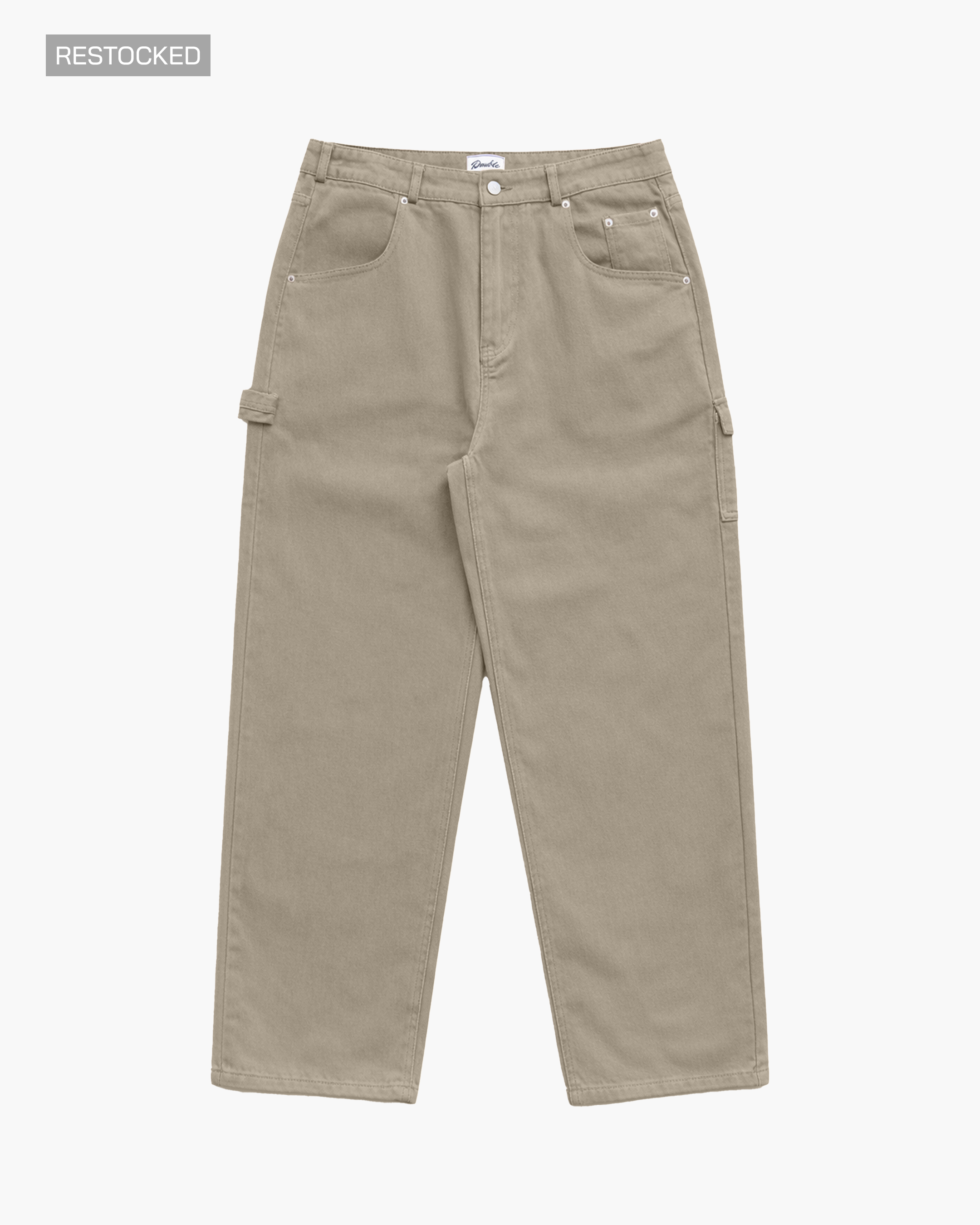 COTTON TWILL PANT (TAN)
