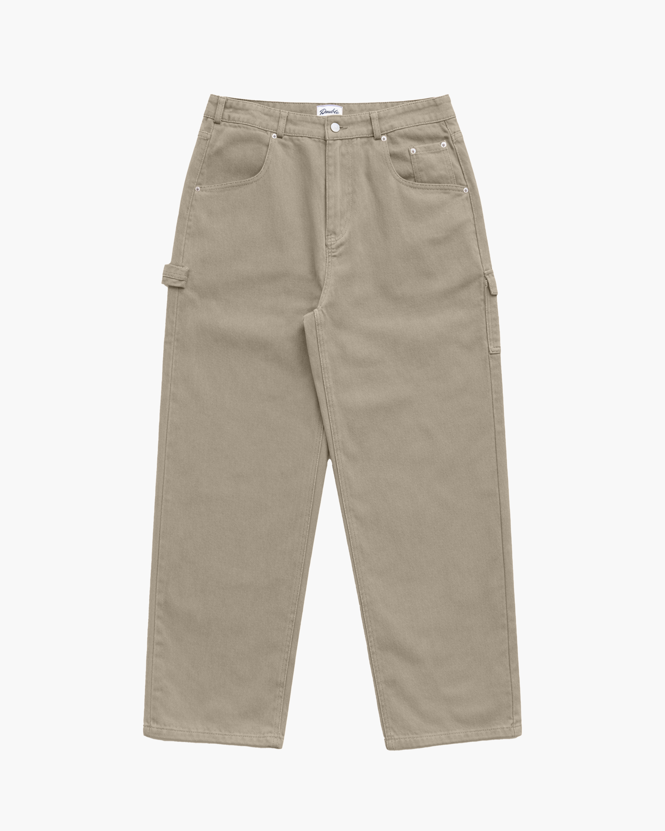 COTTON TWILL PANT (TAN)