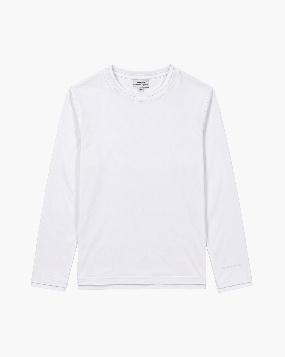 Double Hem Longsleeve (White)
