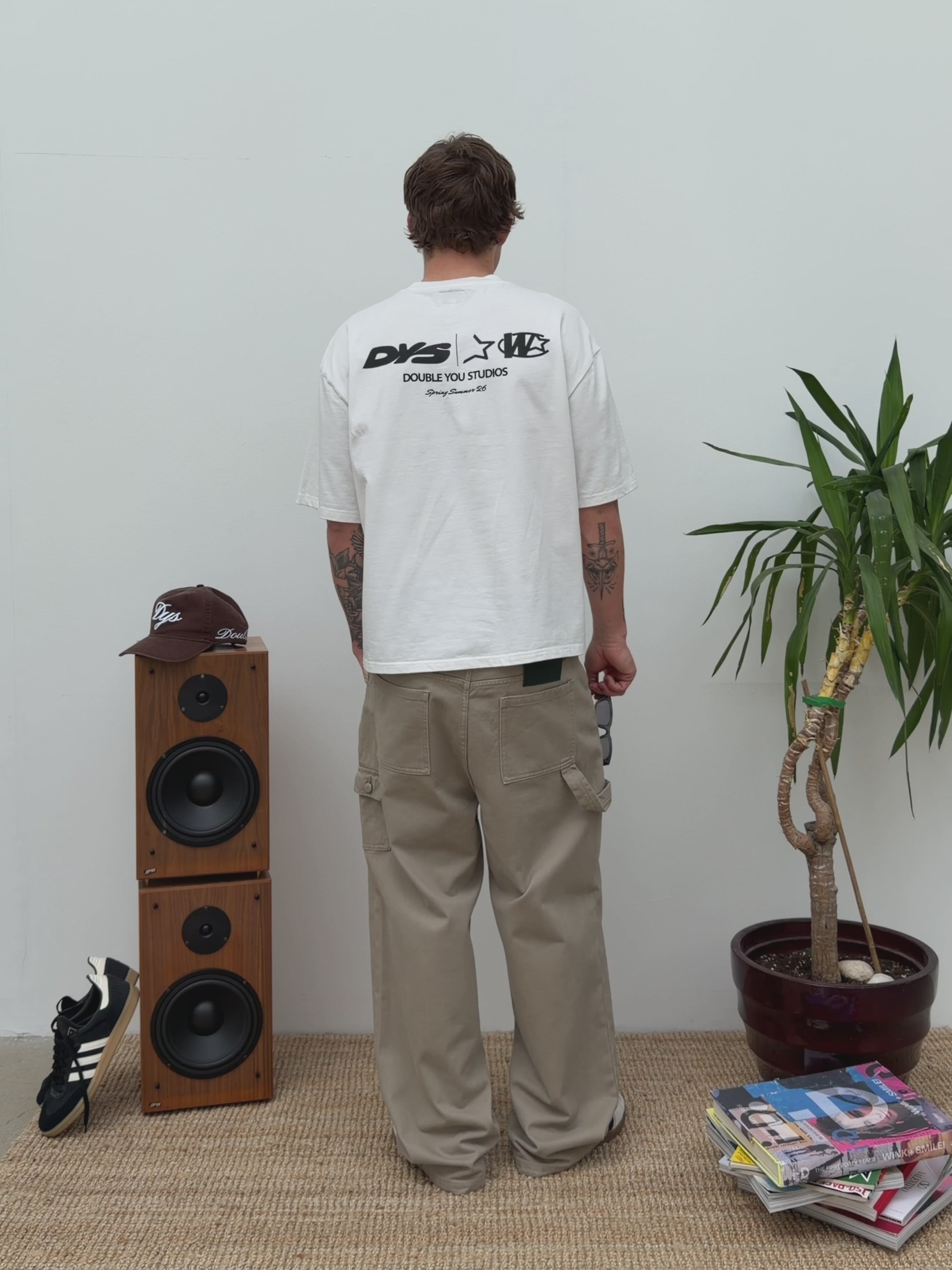 SPLIT TEE (WHITE)