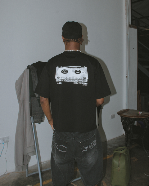 CASSETTE TEE (BLACK)